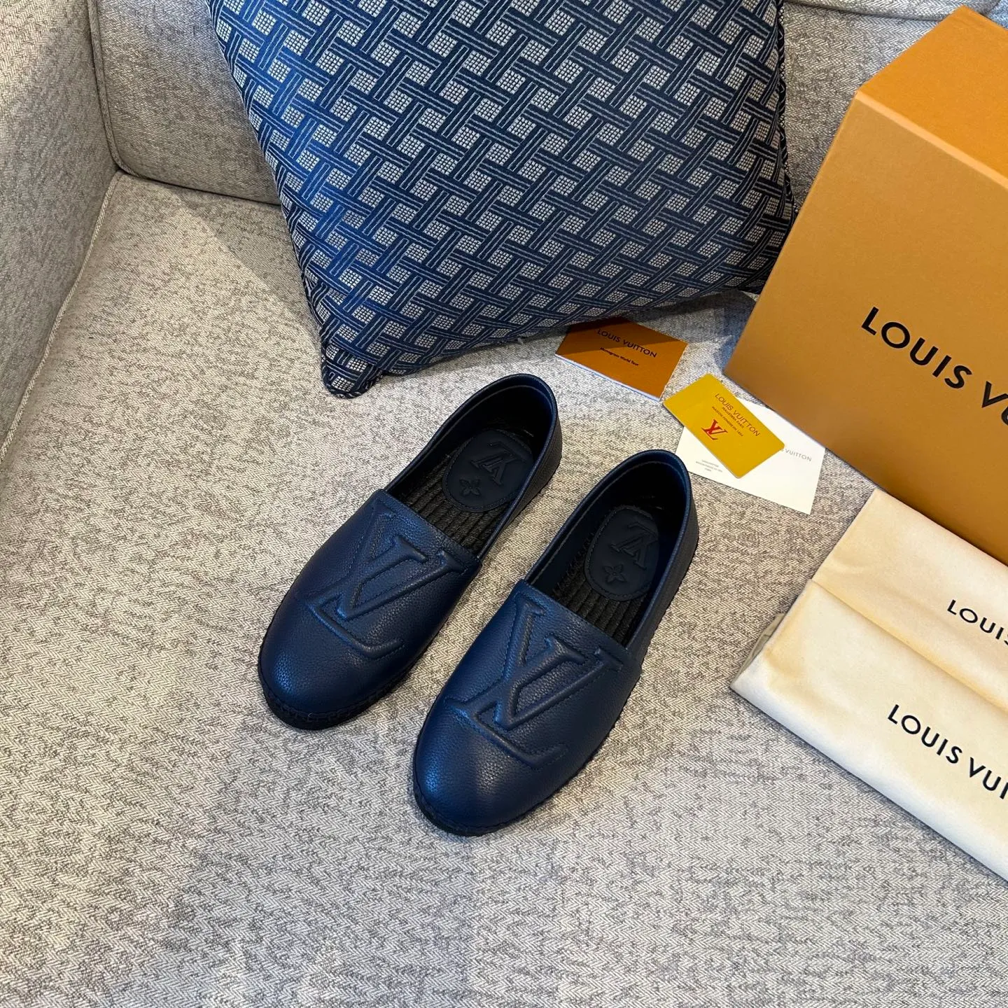 [L Family] Top P: 720💰-Size: 39-44 (customized at 38.45.46) L Family Freesstyle Men's Fisherman Shoes. 2026 Overseas🎆🎆[Spring and Summer New Style: Lv Fisherman Shoes] Material: calf suede, cowhide𥚃, rubber injection process, hemp rope with rubber outsole.